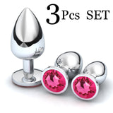 Crystal Anal Plugs (3PC Set)