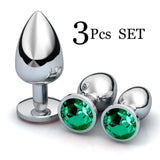 Crystal Anal Plugs (3PC Set)